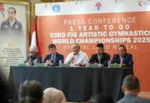 Kemenpora Dukung 53rd FIG Artistics Gymnastics World Gymnastics Championships 2025 di Jakarta