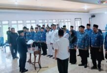 Dorong Kinerja dan Pelayanan Berkualitas, Bupati Lebong Lantik 28 Pejabat