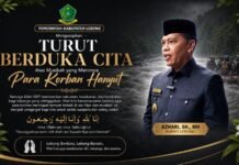 Bupati Lebong Azhari, SH, MH, Berikan Duka Cita Yang Mendalam kepada Korban Hanyut