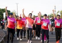 Sukseskan HUT ke-67 Bengkulu Utara, Polres Bengkulu Utara Amankan dan Ikuti Event “BerAsa Runniversary”
